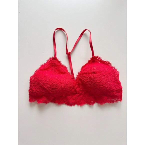 AERIE Intimates Lot - 2x Eyelash Lace Triangle, Sunnie Bralettes, Size M - Picture 5 of 15